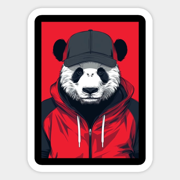 Panda Style Sticker by Durro